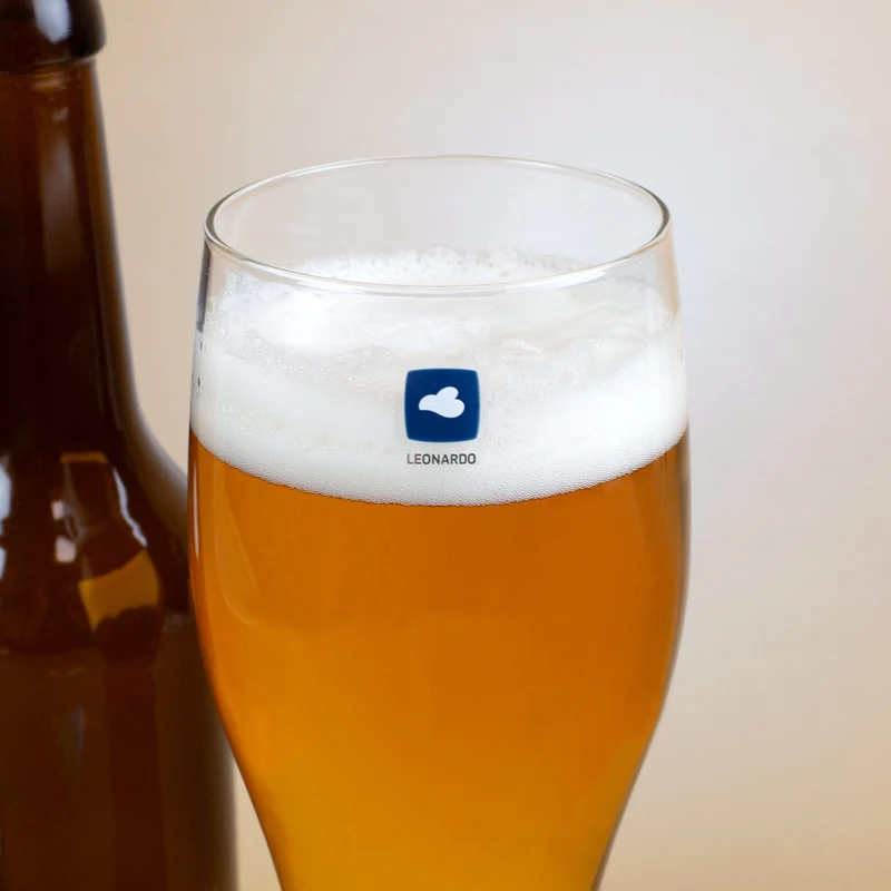 Weizenglas Bierchen mit Ihrem Wunschnamen in zwei Größen
