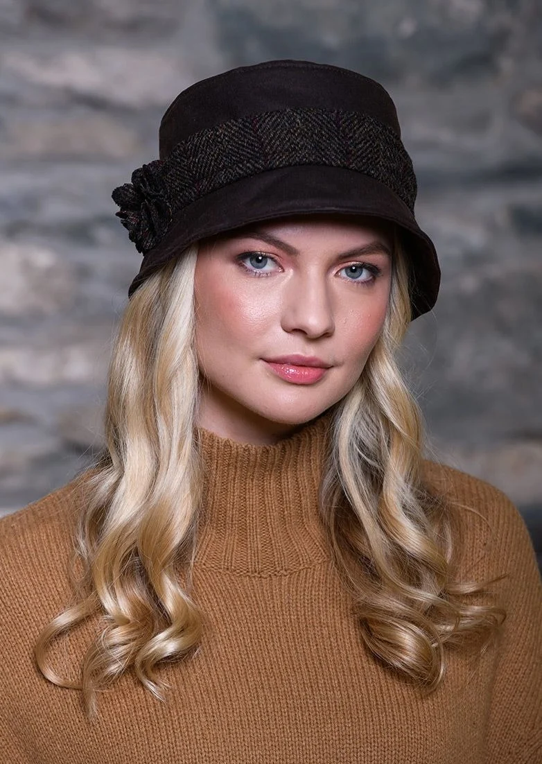 Mucros Ladies Wax Hat | Brown