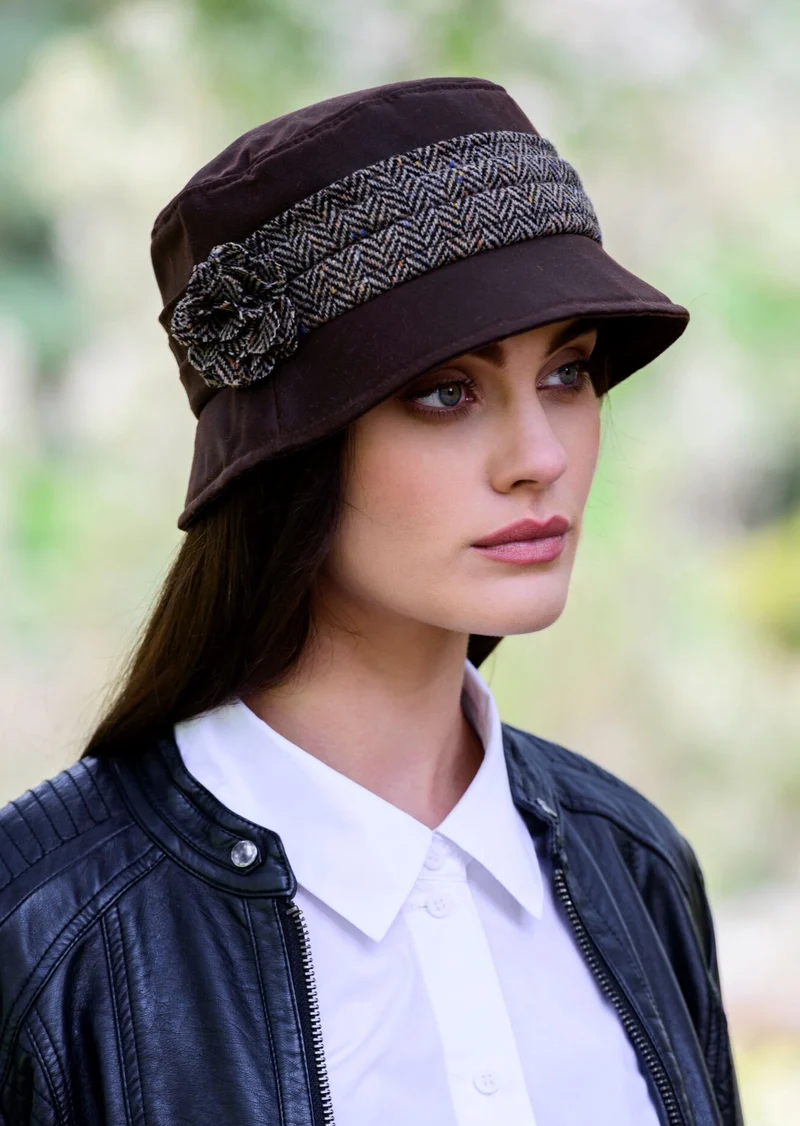 Mucros Ladies Wax Hat | Brown