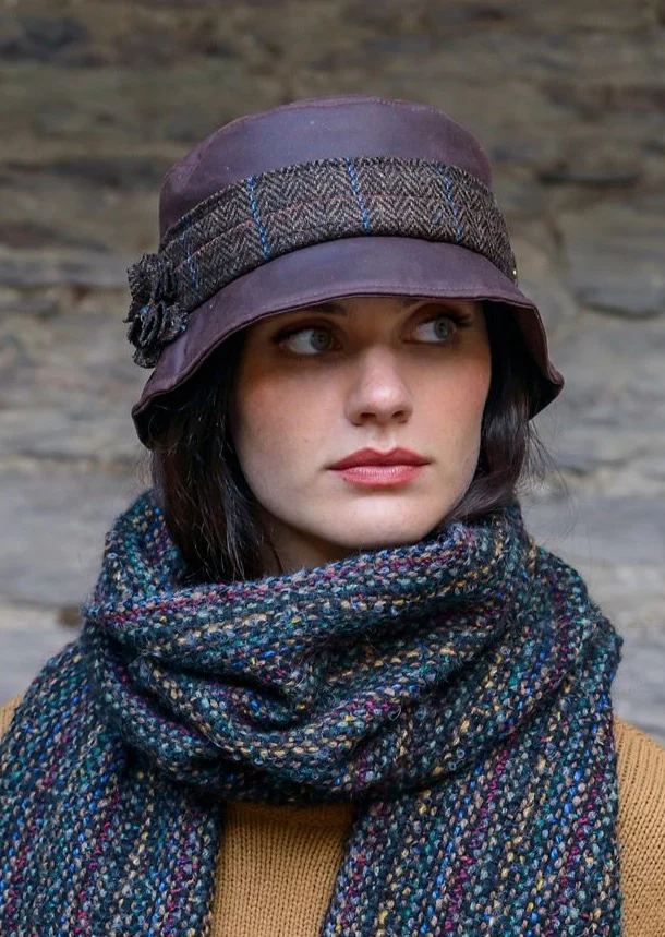 Mucros Ladies Wax Hat | Brown