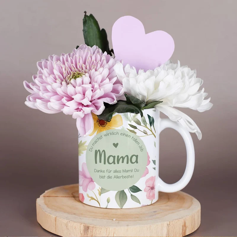 Tasse für Mama - Du machst wirklich einen tollen Job - als Geschenk zum Muttertag