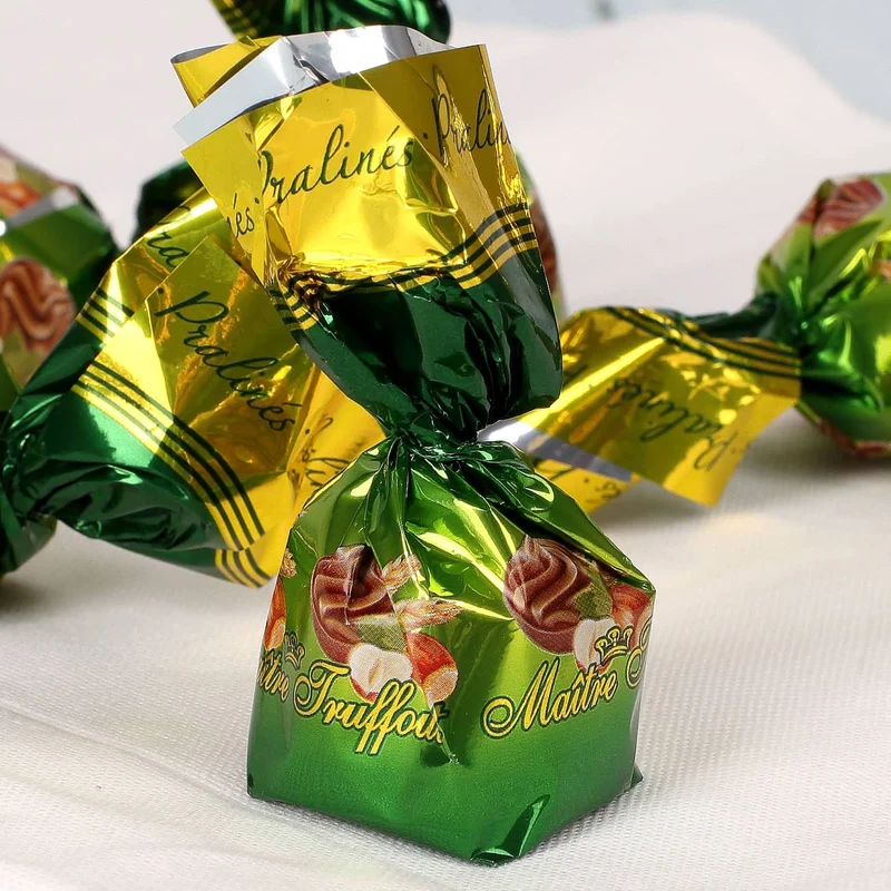 Geburtstags - Pralinen mit großer Schleife und Name