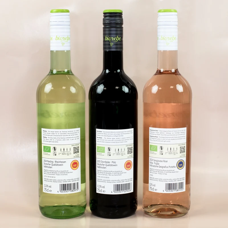 Biorebe Wein für die beste Freundin mit 4 Fotos | Rotwein, Weißwein, Rosé
