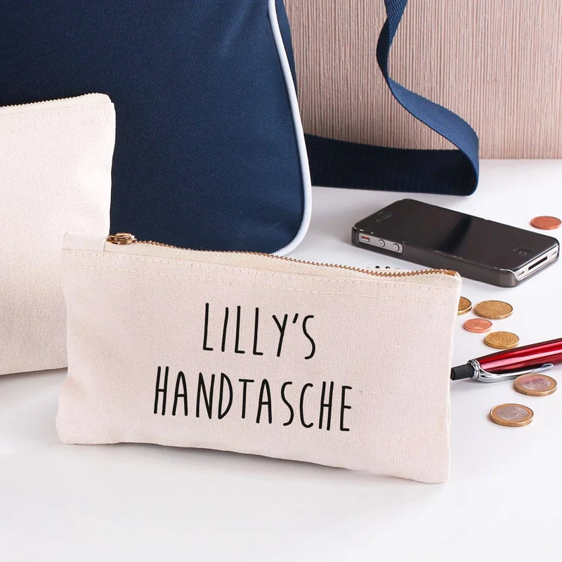 Kosmetiktasche mit Ihrem Wunschtext bedruckt