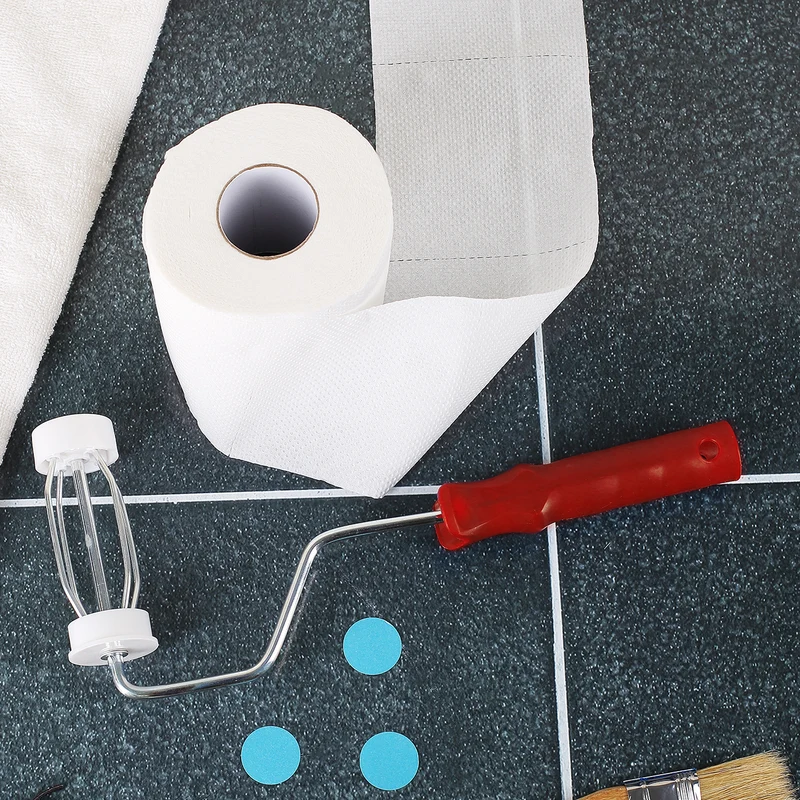 Toilettenpapier-Halter Malerrolle in Rot