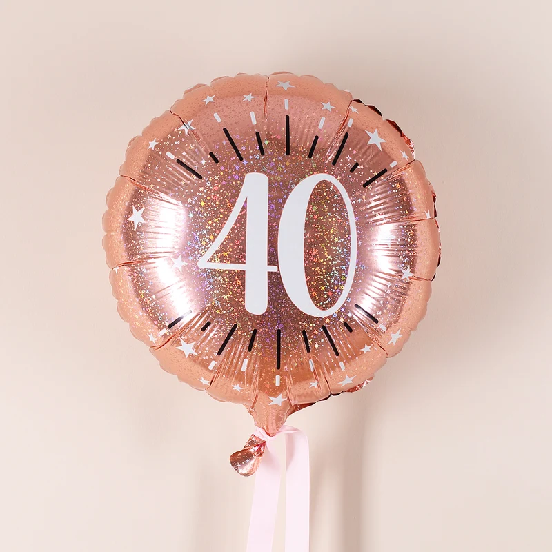Folienballon Rosé zum Geburtstag