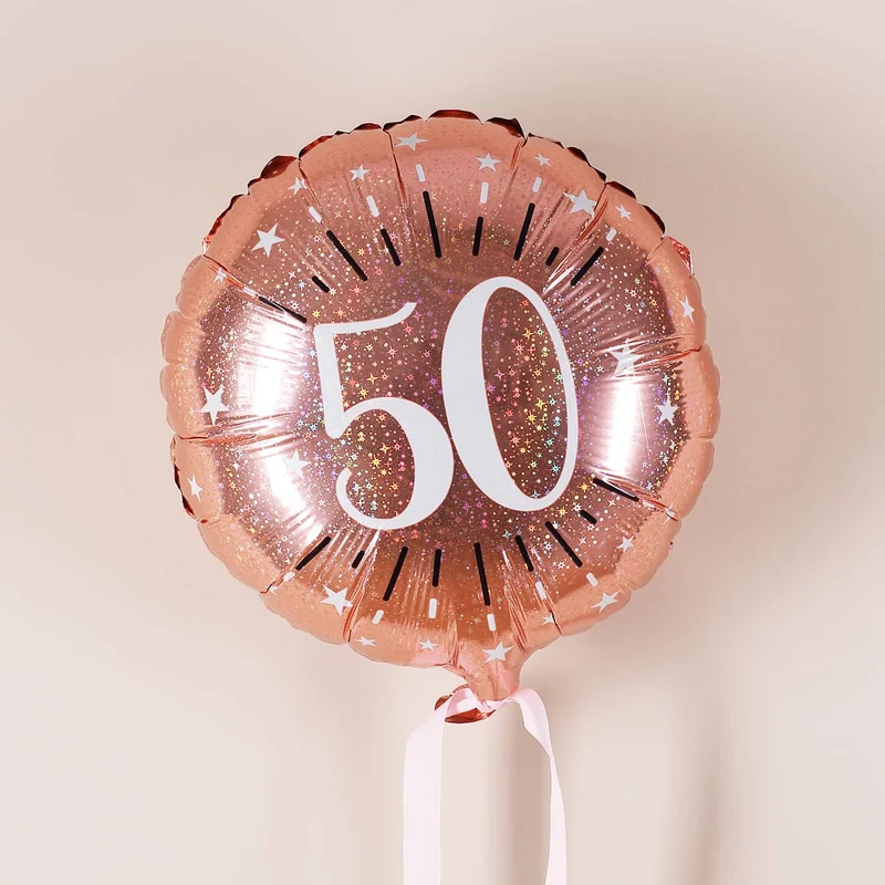 Folienballon Rosé zum Geburtstag