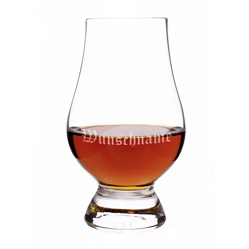graviertes schottisches Whiskyglas mit Wunschname