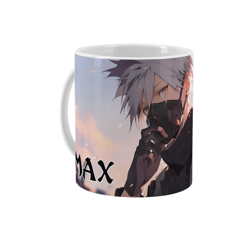 Persönliche Anime-Tasse mit Lieblingsfigur und Wunschname