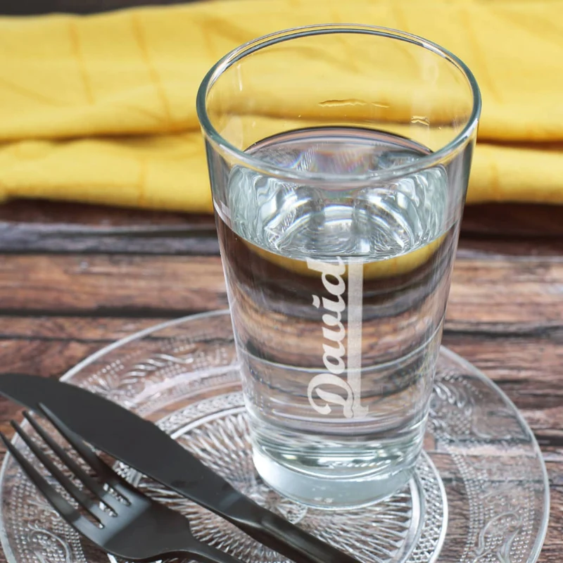 Longdrink-Glas mit Wunschnamen