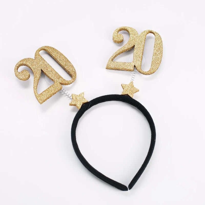 Glitzernder Haarreif zum 20. Geburtstag