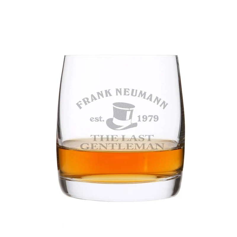 Personalisiertes Whiskey Glas mit Name und Geburtsjahr