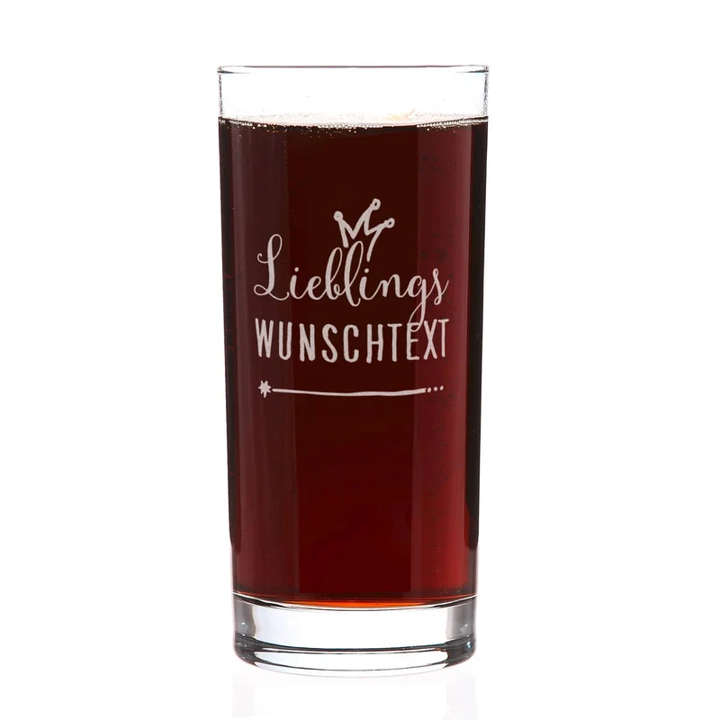 Lieblings... Trinkglas mit Wunschgravur