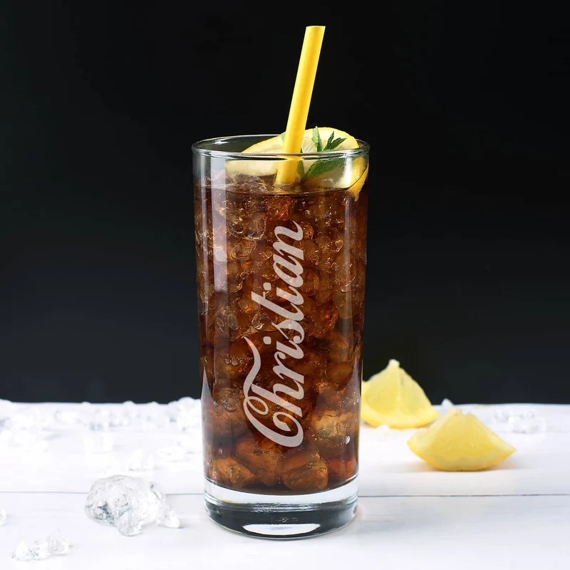 Longdrink-Glas mit Namensgravur