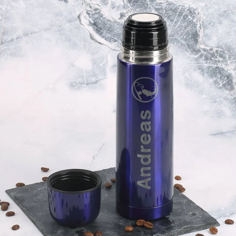 Thermosflasche mit Name für Angler