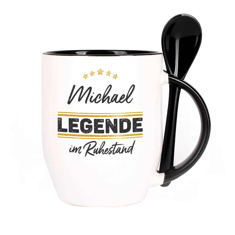 Schwarze Löffeltasse - Legende im Ruhestand