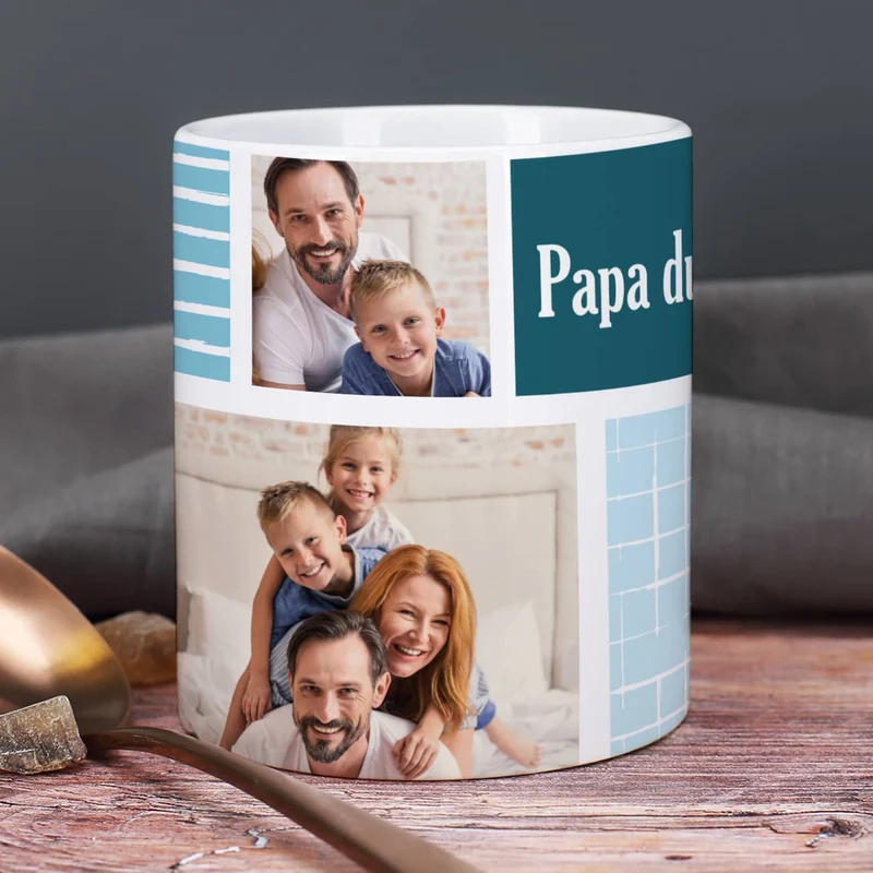 Fototasse für Papa, Opa oder Freund in 4 verschiedenen Designs