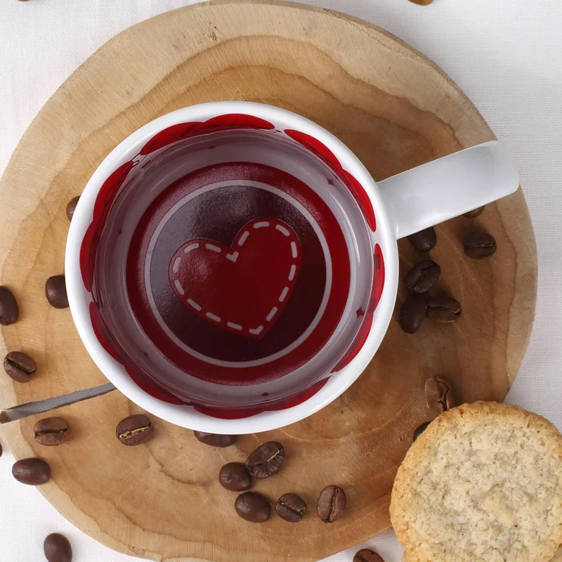 Ich liebe dich für immer - Tasse zum Valentinstag mit Namensaufdruck