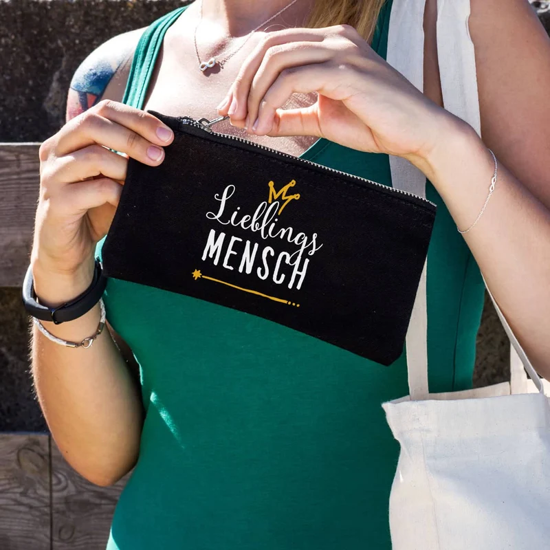 Lieblings... Beautycase in schwarz für tolle Mitmenschen