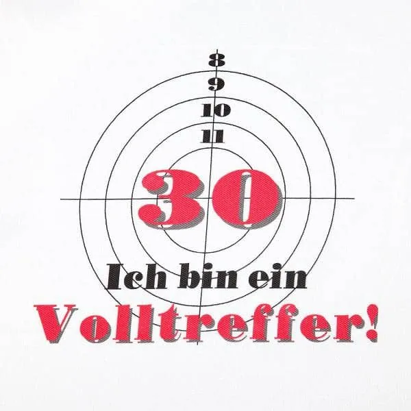 Großer Latz für große Kinder: 30 Ich bin ein Volltreffer