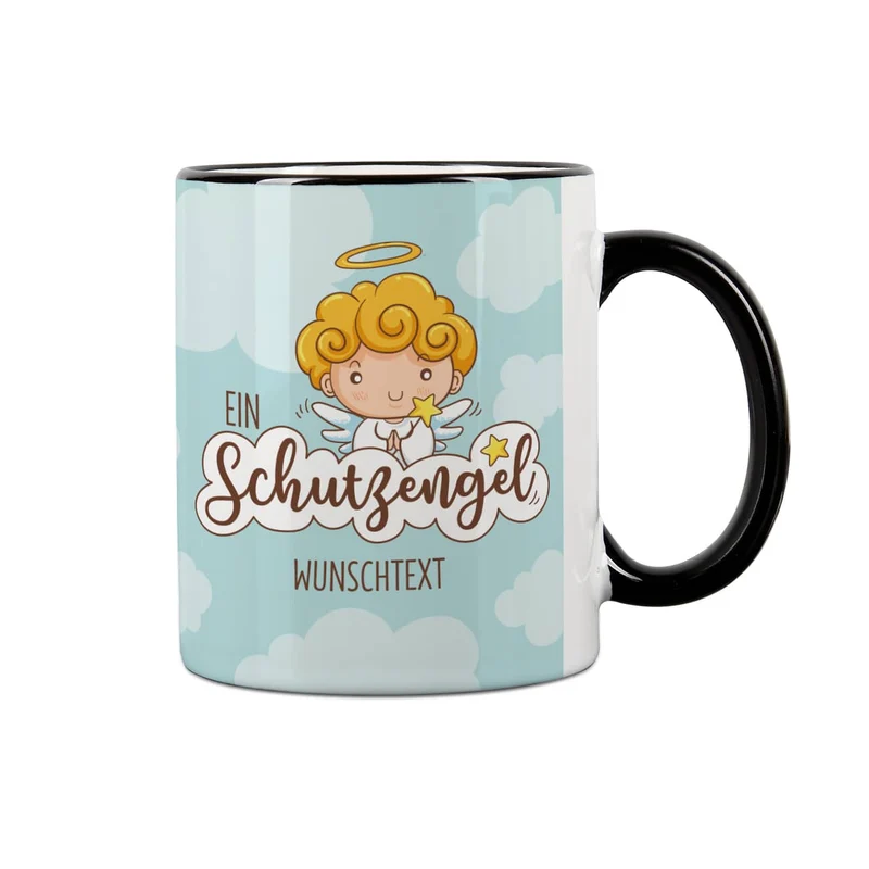 Kleiner Schutzengel - Tasse mit Ihrem Wunschtext