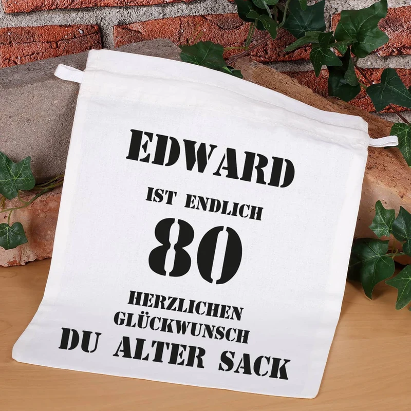 Alter-Sack-Beutel zum 80. Geburtstag