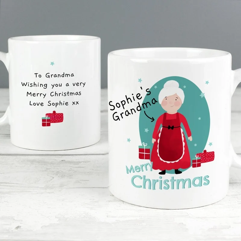 Personalised Mrs Claus Mug