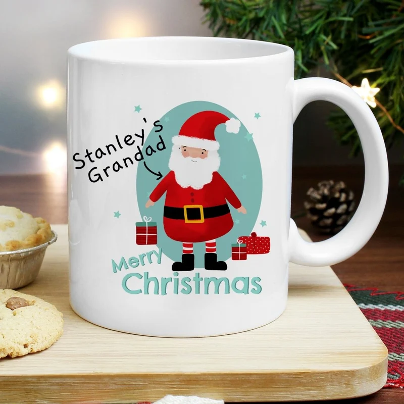 Personalised Mr Claus Mug