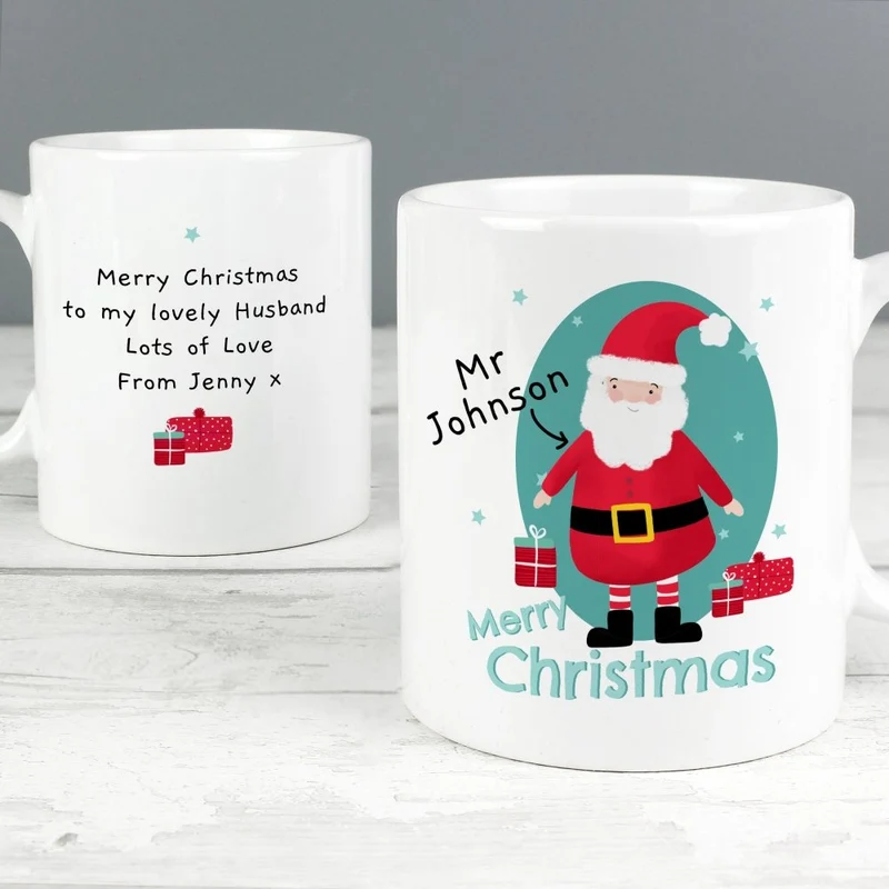 Personalised Mr Claus Mug