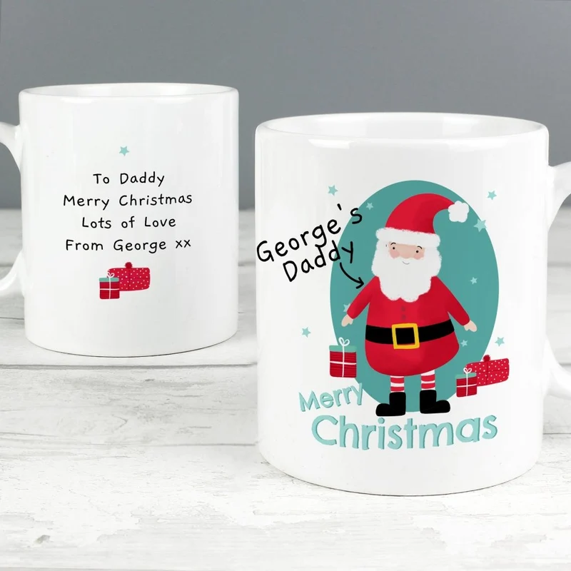 Personalised Mr Claus Mug