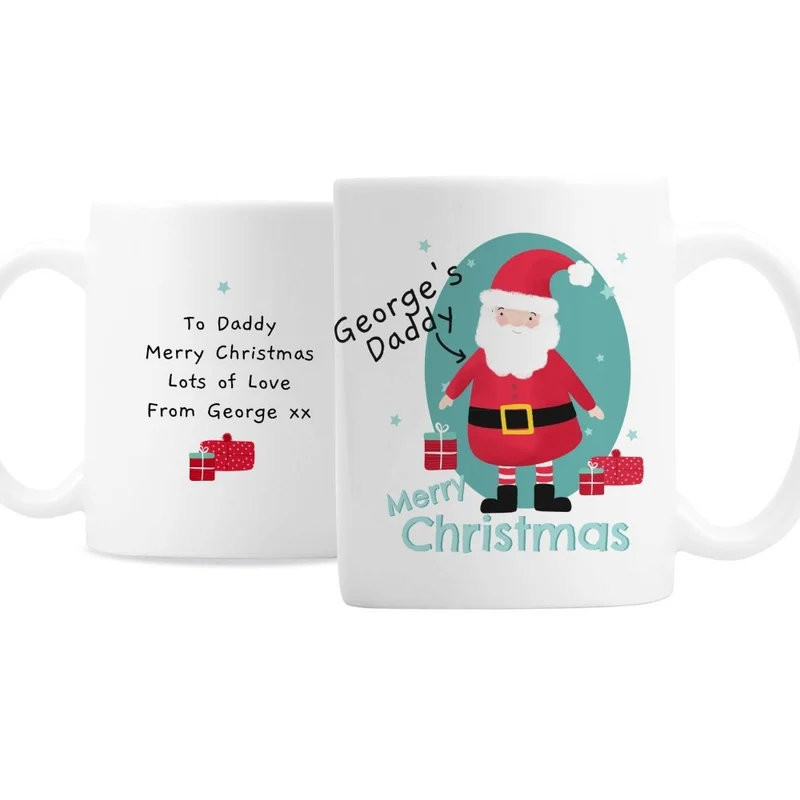 Personalised Mr Claus Mug