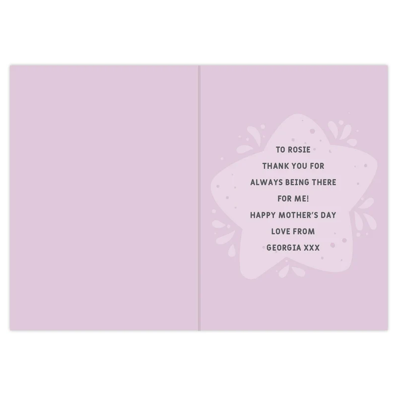 Personalised To My Bonus Mum Card