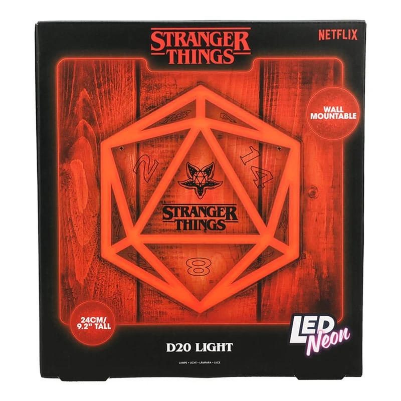 Stranger Things 5 LED Wandleuchte Neon