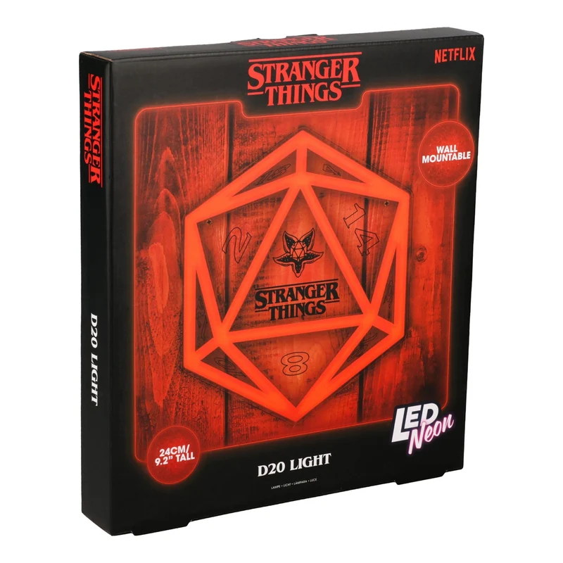 Stranger Things 5 LED Wandleuchte Neon