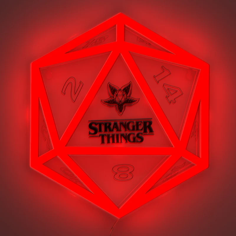 Stranger Things 5 LED Wandleuchte Neon