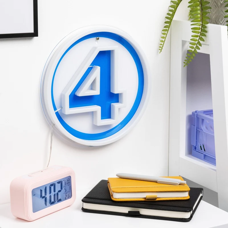 Fantastic Four LED Wandleuchte Logo Neon