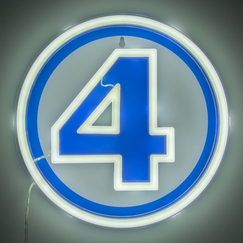 Fantastic Four LED Wandleuchte Logo Neon