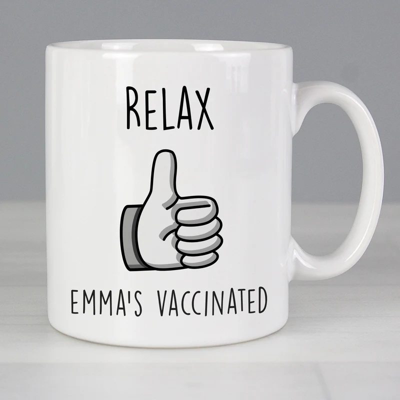 Personalised Thumbs Up Mug