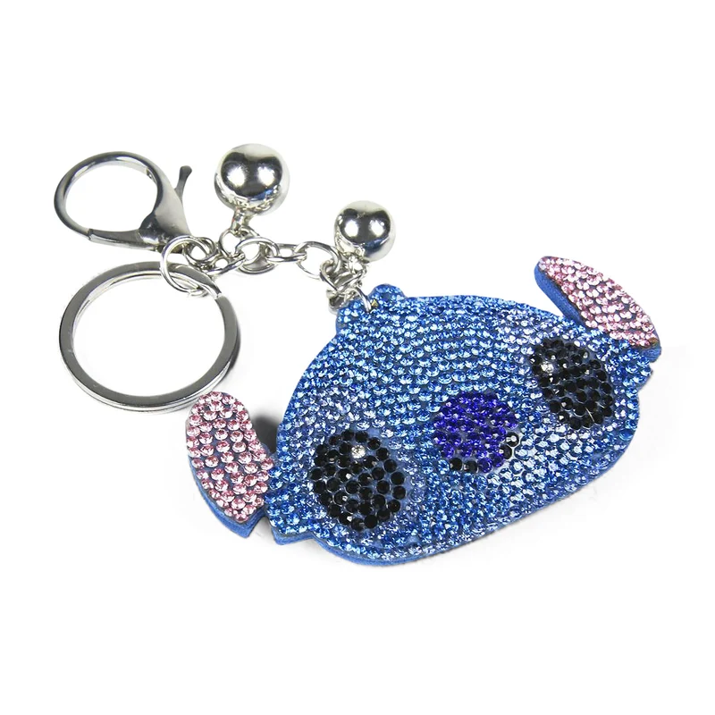 Lilo & Stitch - Stitch Face Glitter Schlüsselanhänger