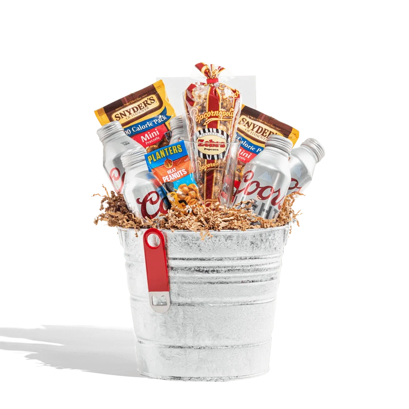 Bucket of Beer Gift Basket