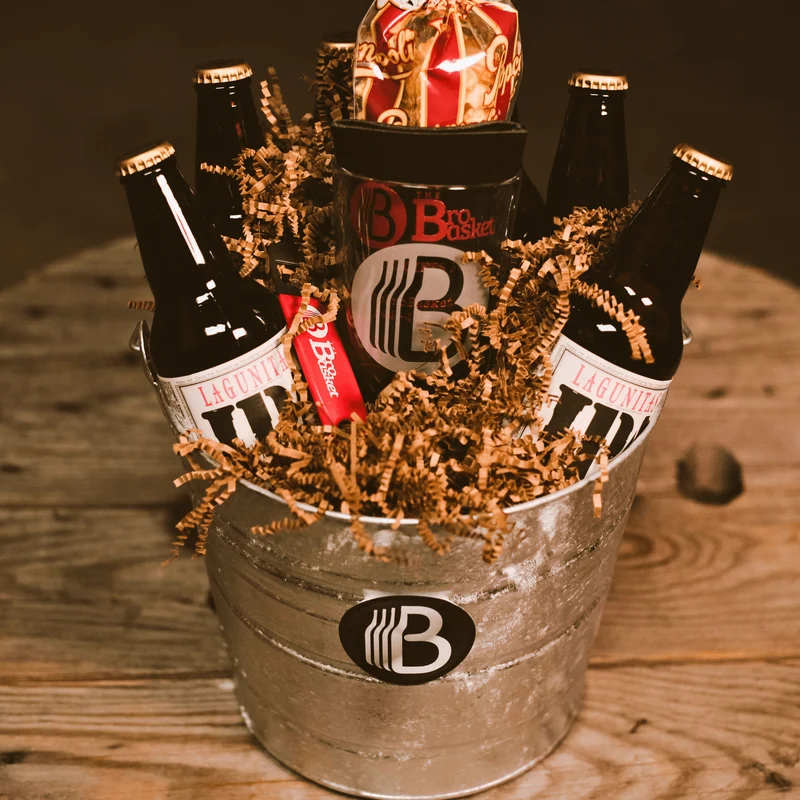 Craft Beer Bucket Gift Basket