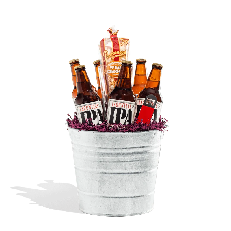 Craft Beer Bucket Gift Basket