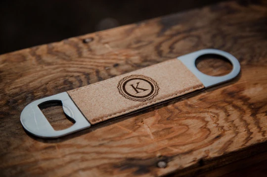 Personalized Leather Bottle Opener