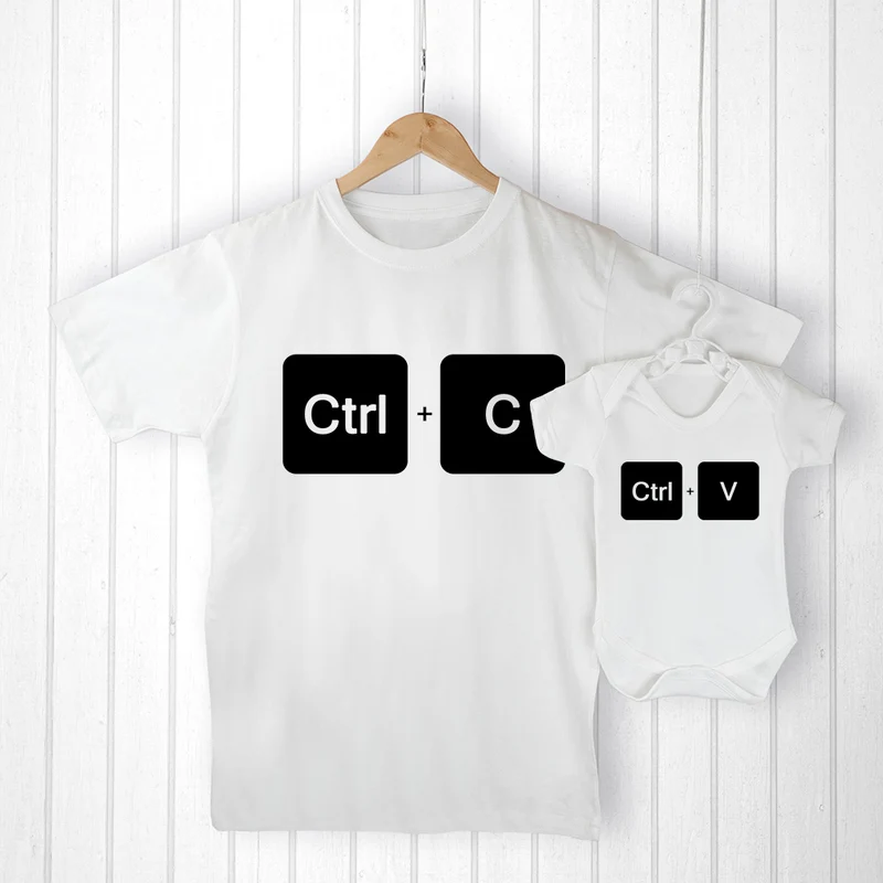 Personalised Personalised Daddy and Me Copy Paste Set