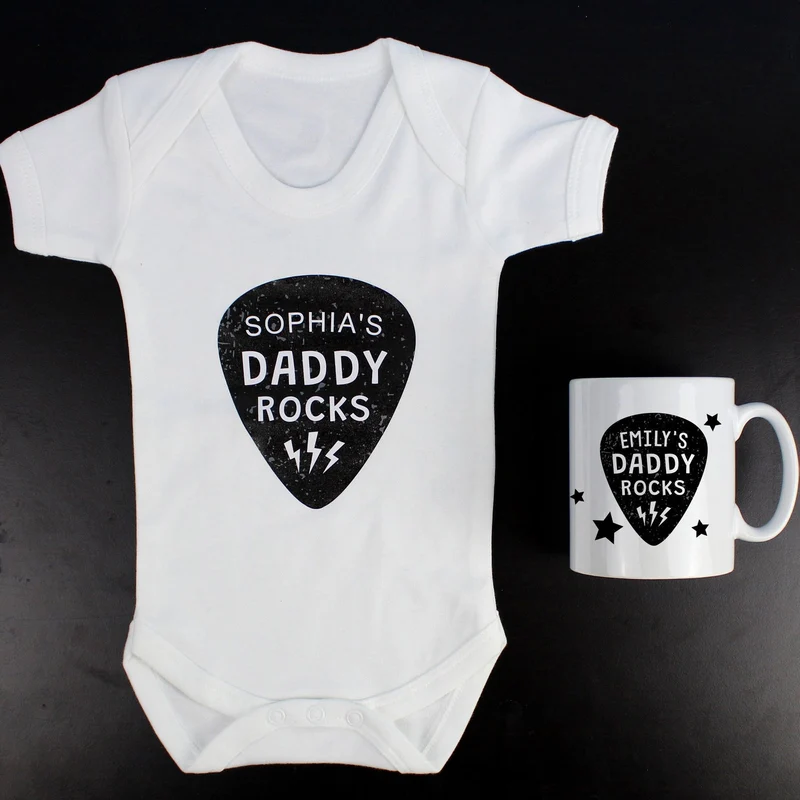 Personalised Daddy Rocks Mug