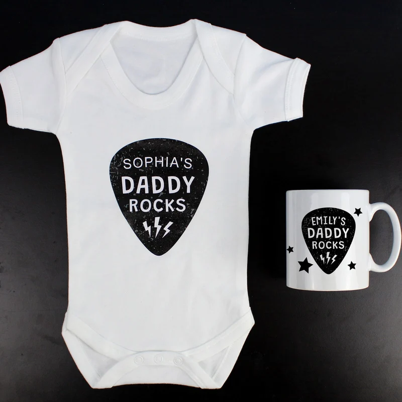 Personalised Daddy Rocks Mug