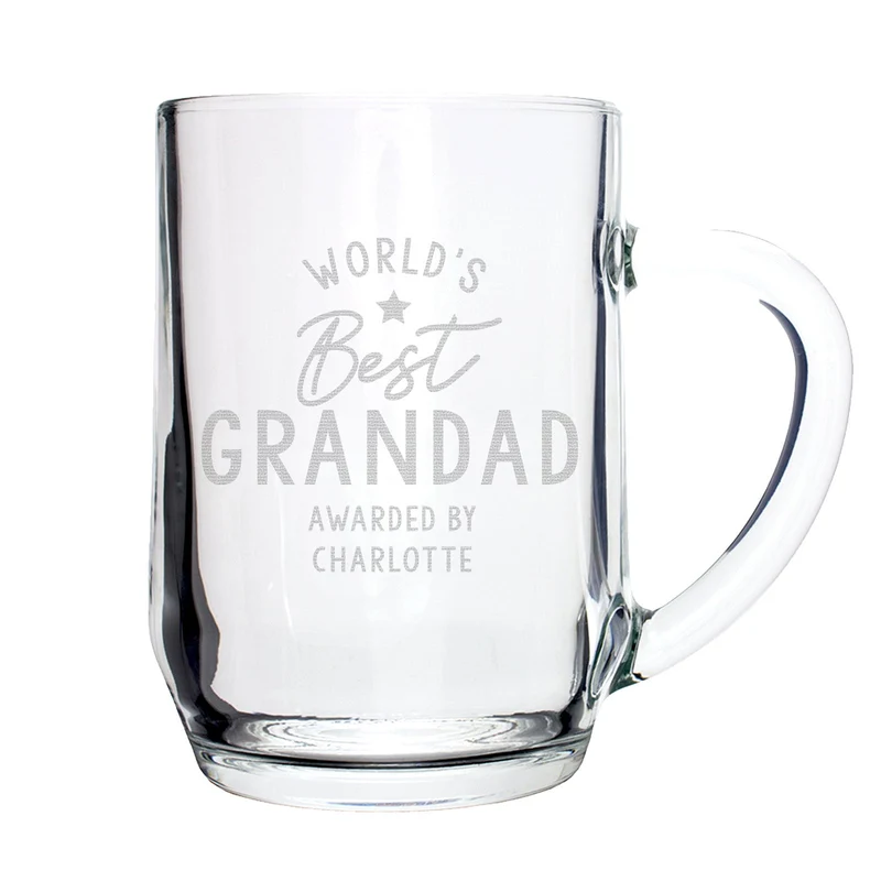 Personalised 'Worlds Best' Tankard
