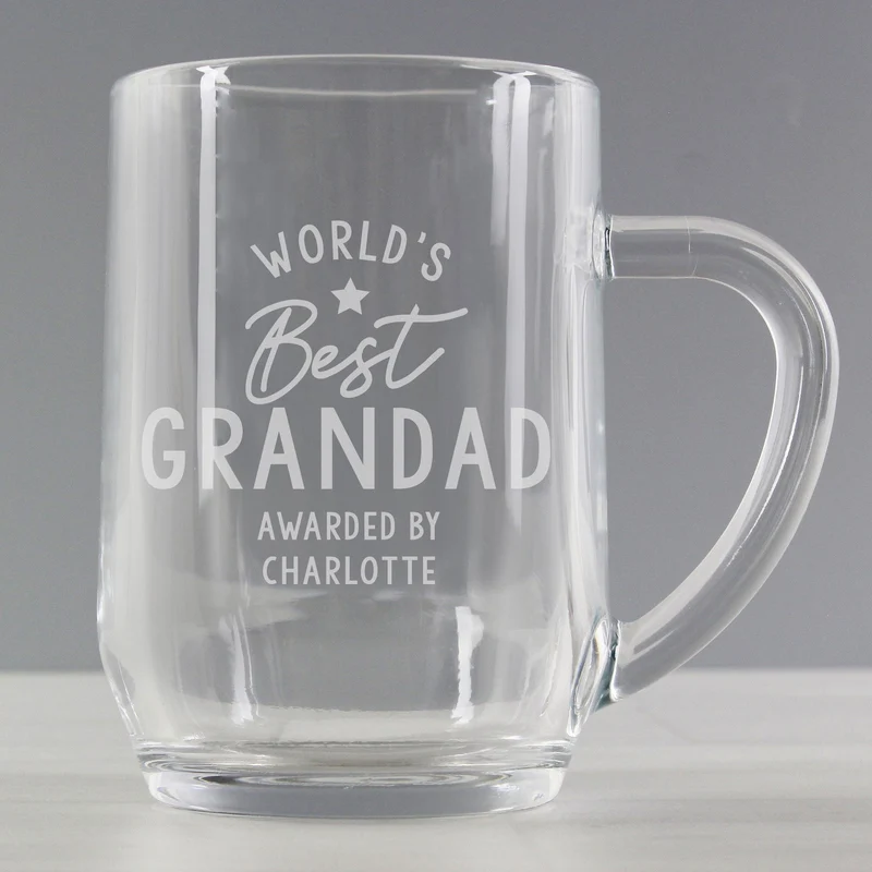 Personalised 'Worlds Best' Tankard