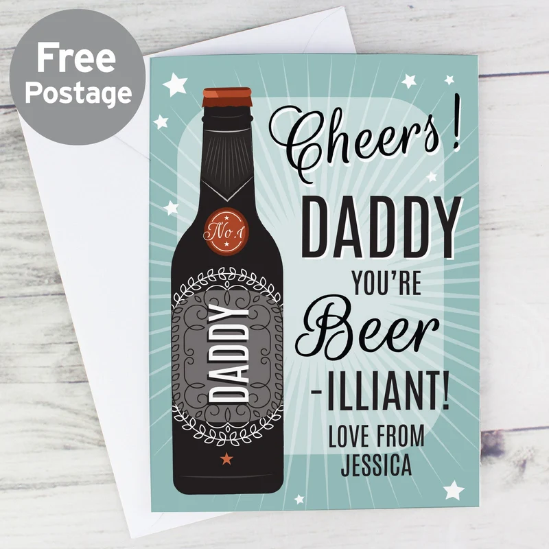 Personalised Beer-Illiant Card