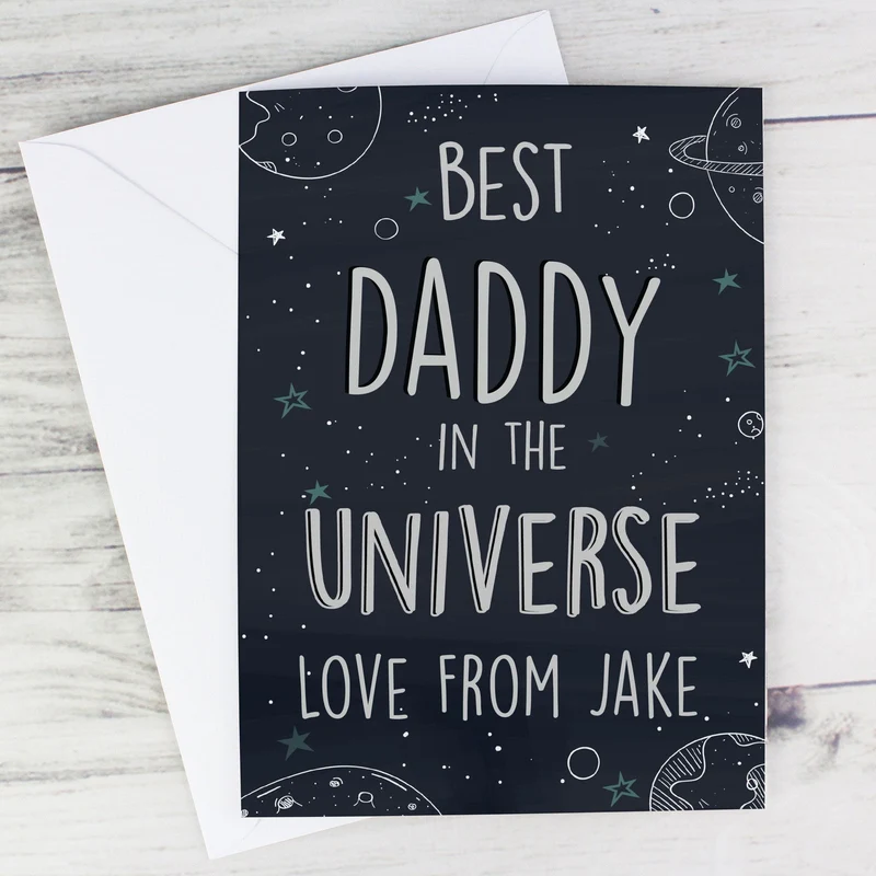 Personalised Best... In The Universe Card